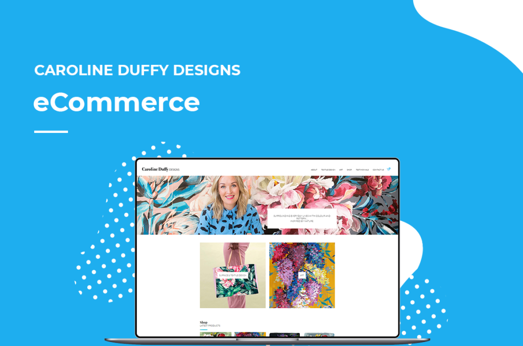 Caroline Duffy Designs eCommerce Web Design – Website by The Digital Bakery Creative Agency in Dundalk Louth