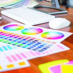 Colour Palettes On Paper, Graphic Design Concept - The Digital Bakery Creative Agency in Dundalk Louth